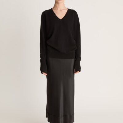 Lee Mathews Cashmere V Neck Sweater - Image 1