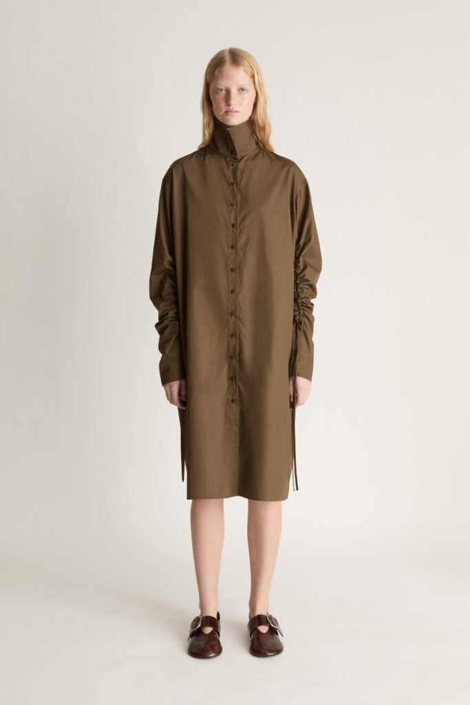 Lee Mathews Balfour LS Shirt Dress - Image 1