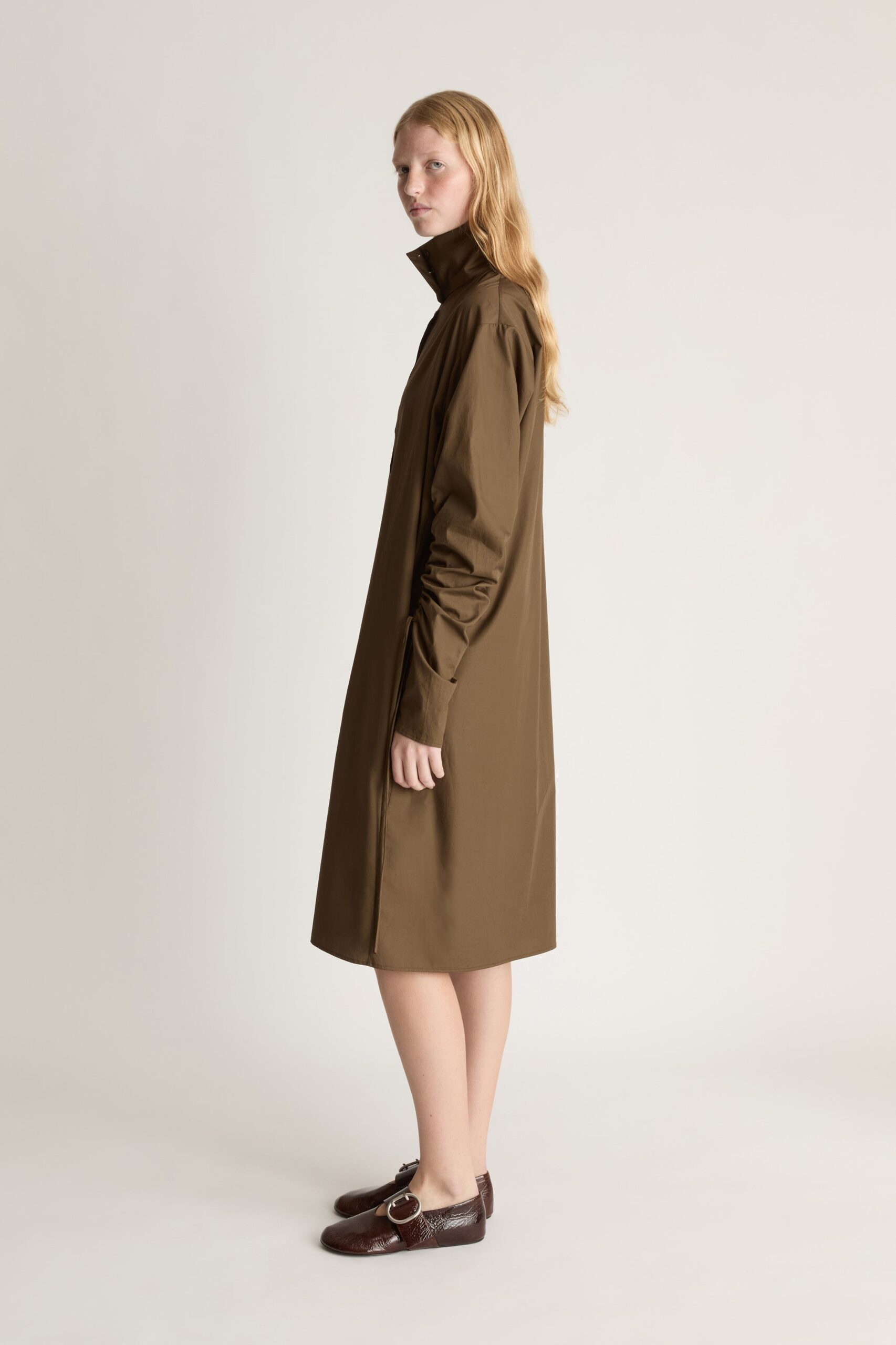 MNLM041026024556291_3 Lee Mathews Balfour LS Shirt Dress - Image 3