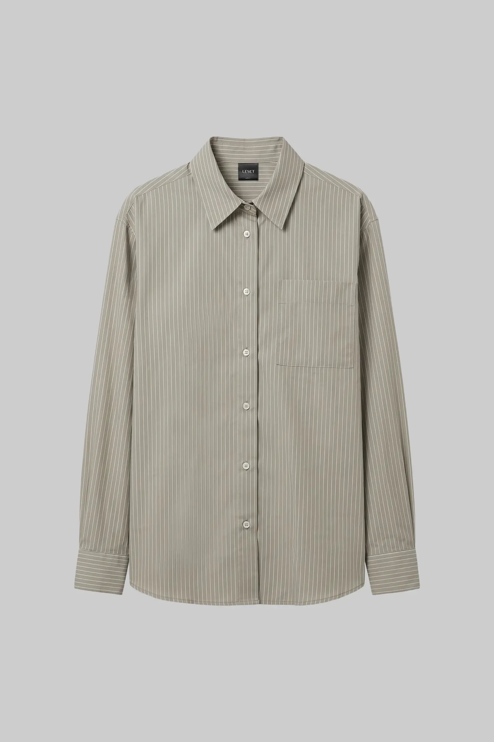 MNLST041026041459531_2 LESET Yoshi Stripe Classic Button Down - Image 2