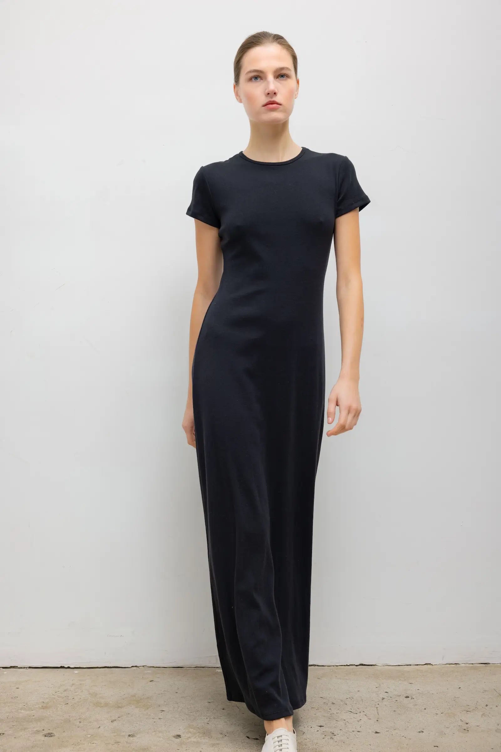 MNLST041026041459537_2 LESET Nando Short Sleeve Maxi Dress - Image 2