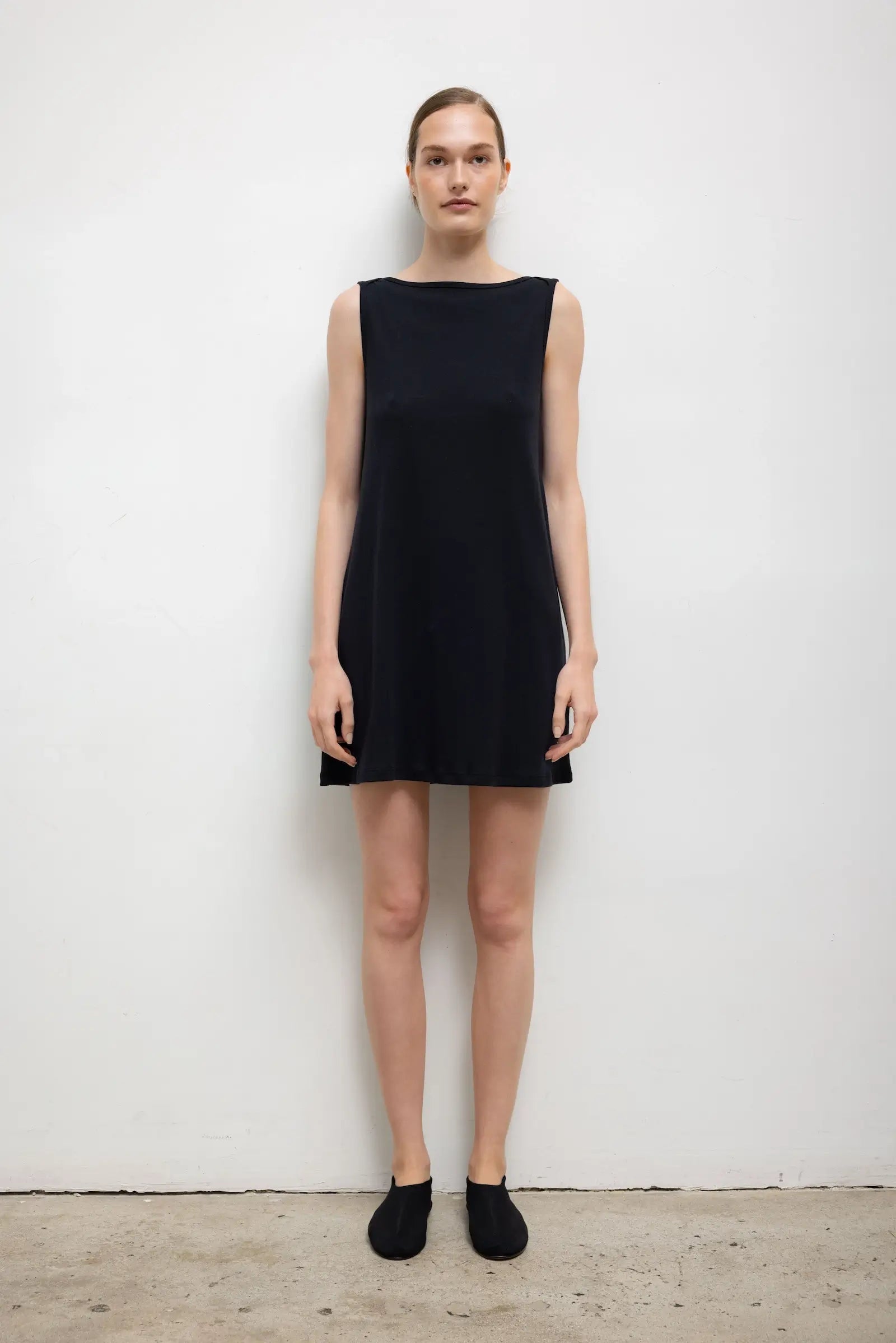 LESET Nando Boatneck Mini Dress - Image 1