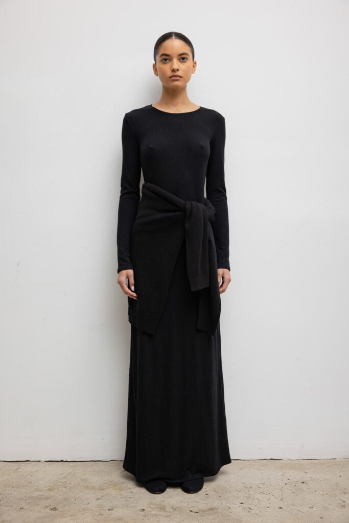 LESET Lauren Long Sleeve Maxi Dress - Image 1