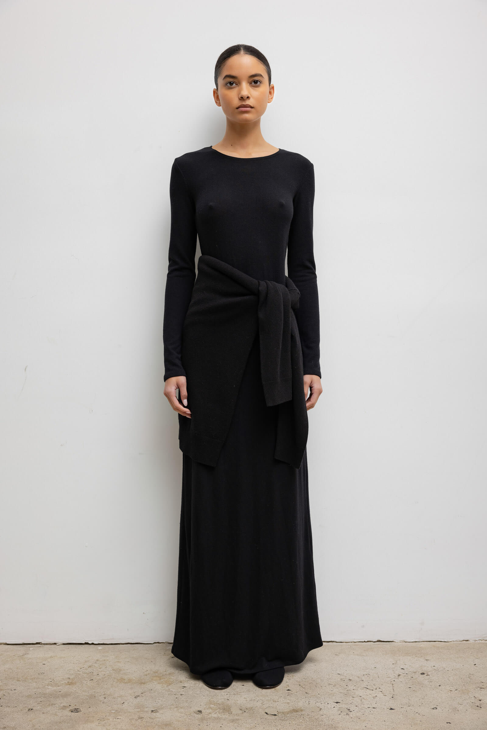 LESET Lauren Long Sleeve Maxi Dress - Image 1