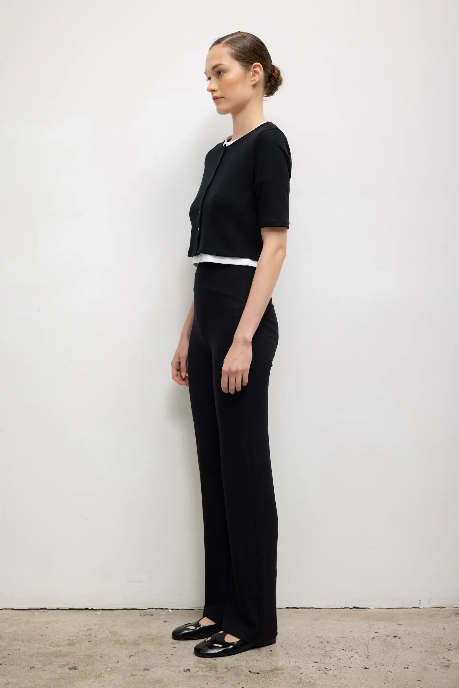 MNLST041026041459553_3 LESET Lauren High Waist Straight Leg Pant - Image 3