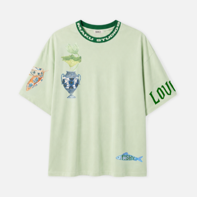 Maku the Label Tattoo Studio Oversized Tee - Image 1