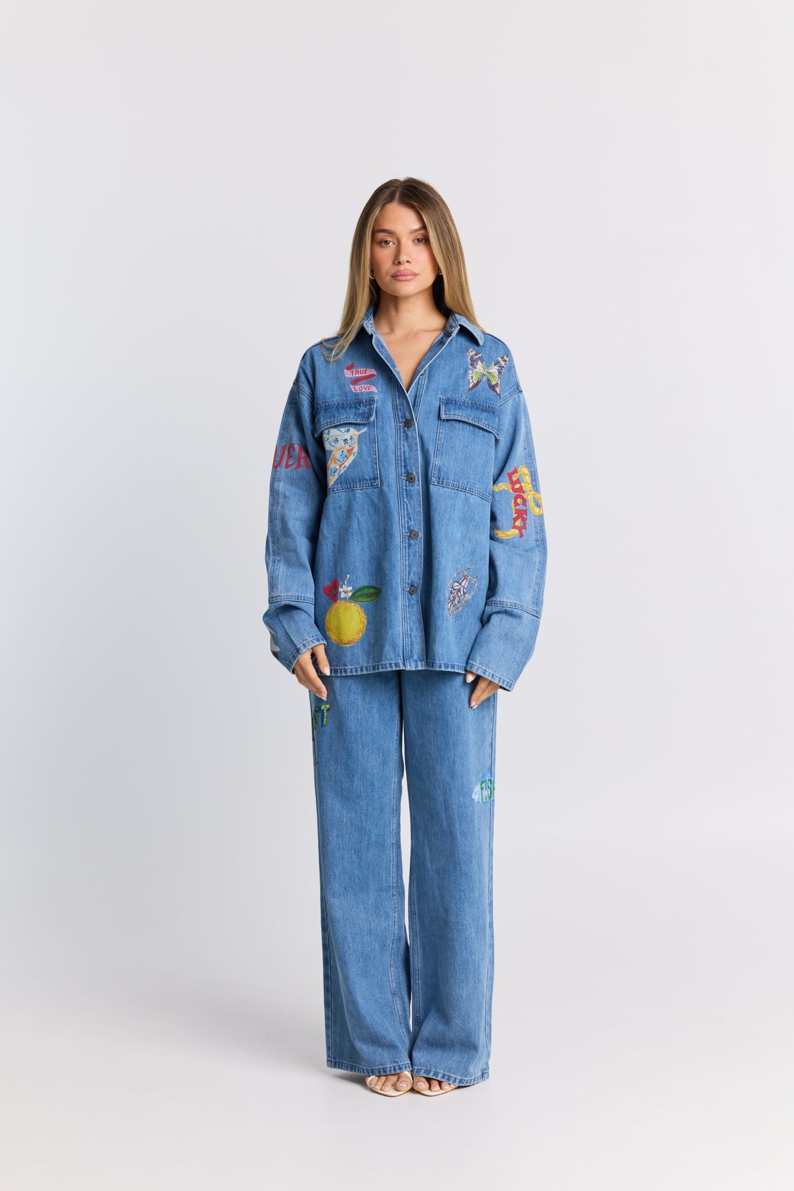 Maku the Label Tattoo Denim Jean - Image 2
