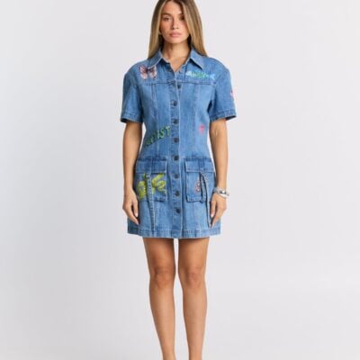 Maku the Label Tattoo Denim Dress - Image 2