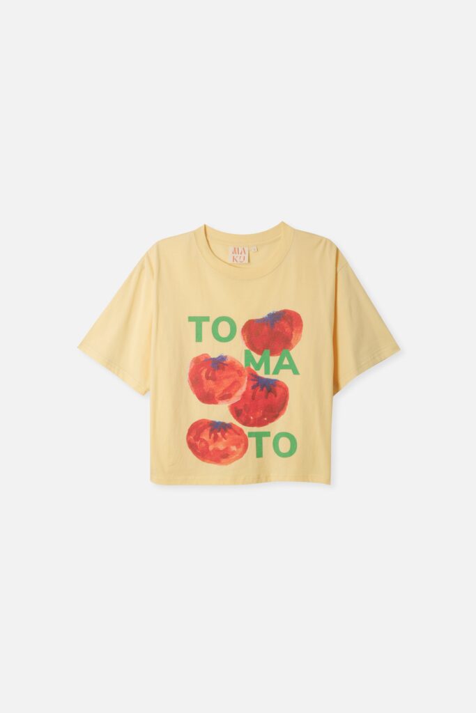 Maku the Label Tomato Boxy Crop Tee - Image 1