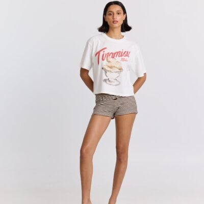 Maku the Label Tiramisu Boxy Crop Tee - Image 2