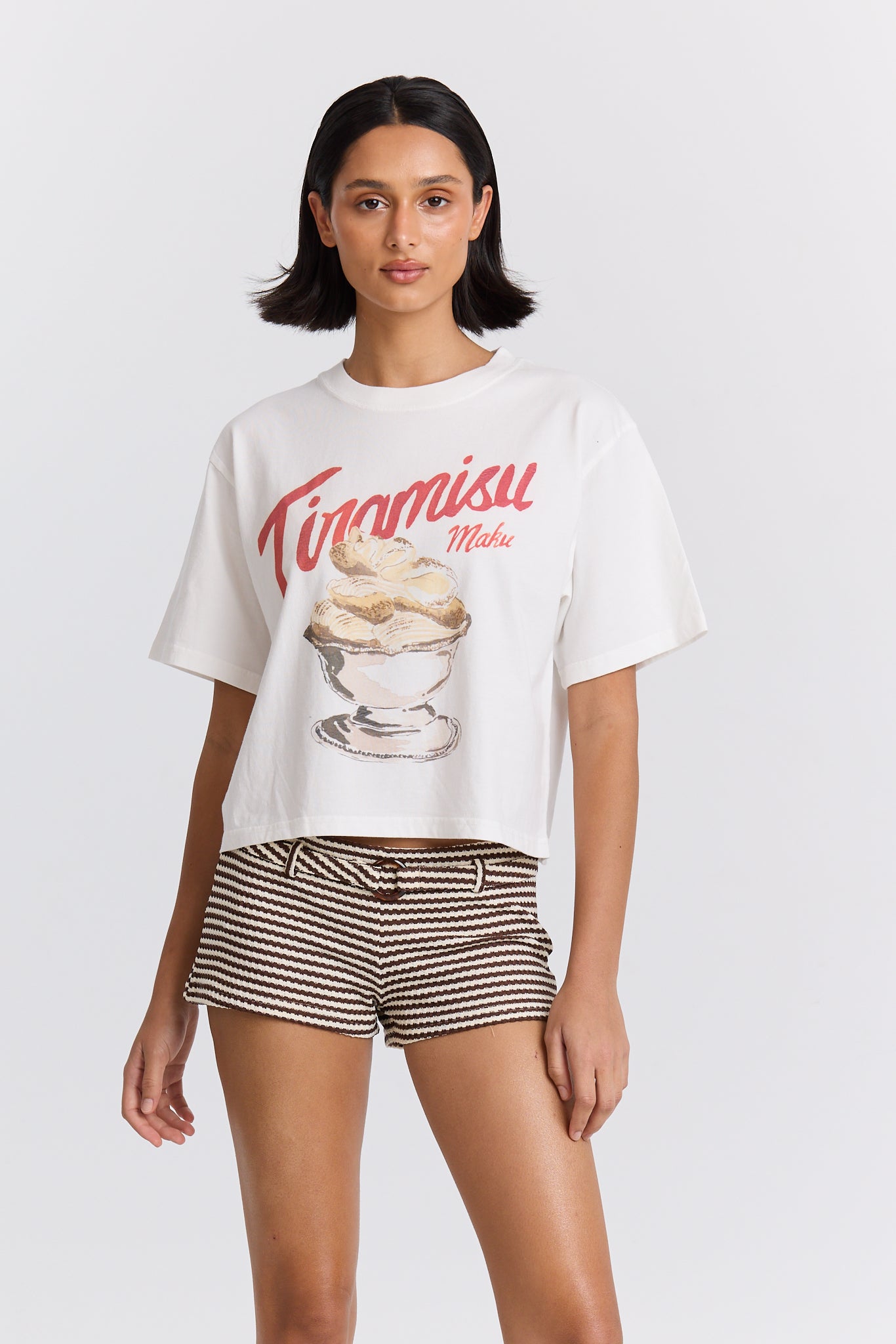 MNMAK131026080555023_3 Maku the Label Tiramisu Boxy Crop Tee - Image 3