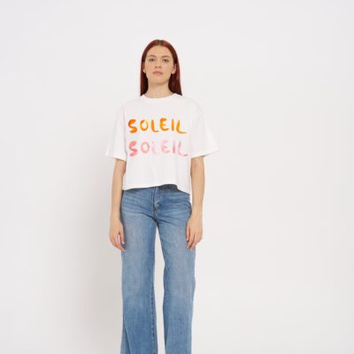 Maku the Label Soleil Soleil Boxy Crop Tee - Image 2