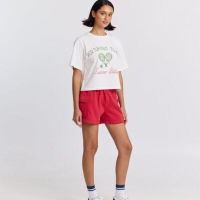 Maku the Label Portofino Tennis Boxy Crop Tee - Image 2