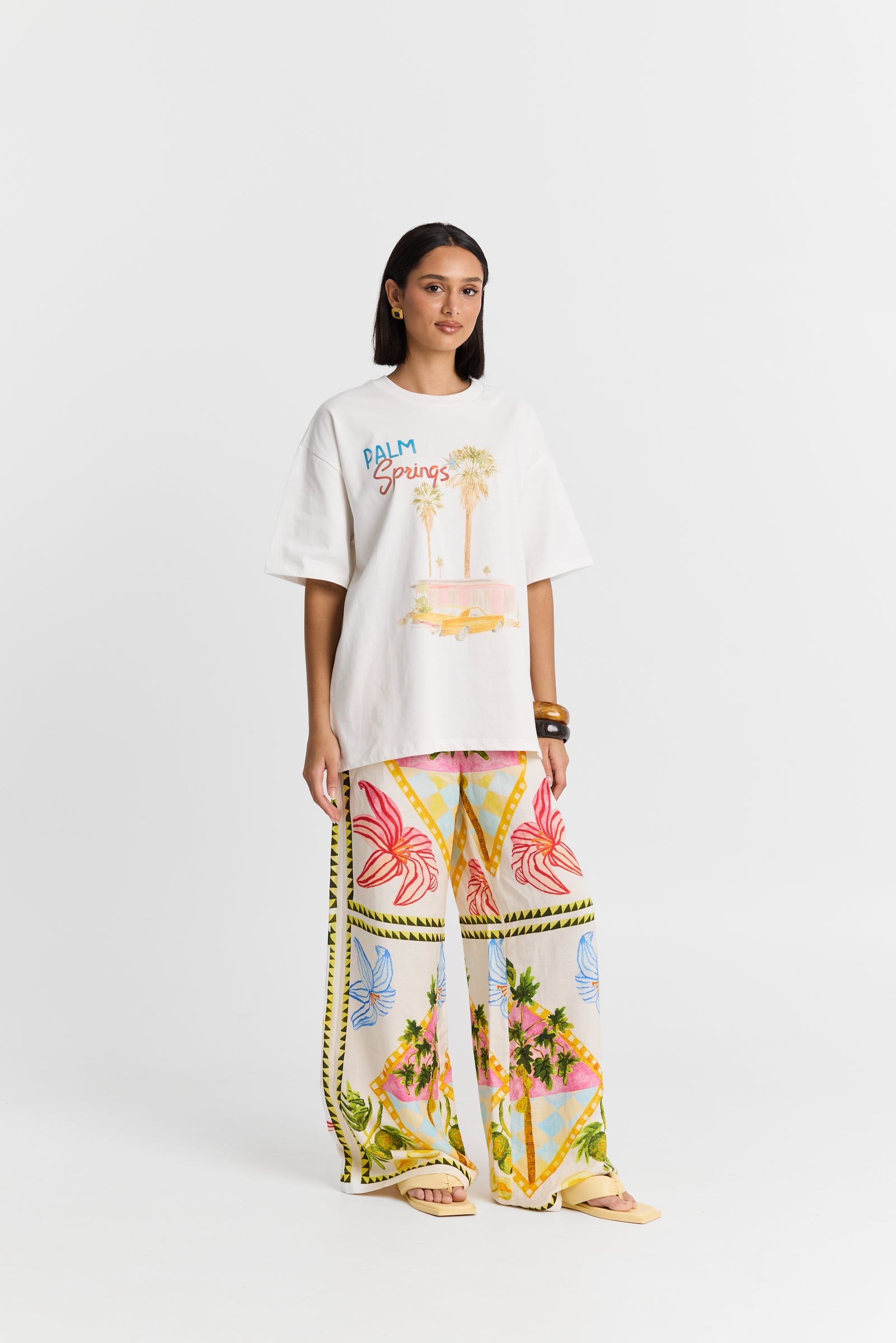 MNMAK131026080555040_3 Maku the Label Palm Springs Oversize Tee - Image 3
