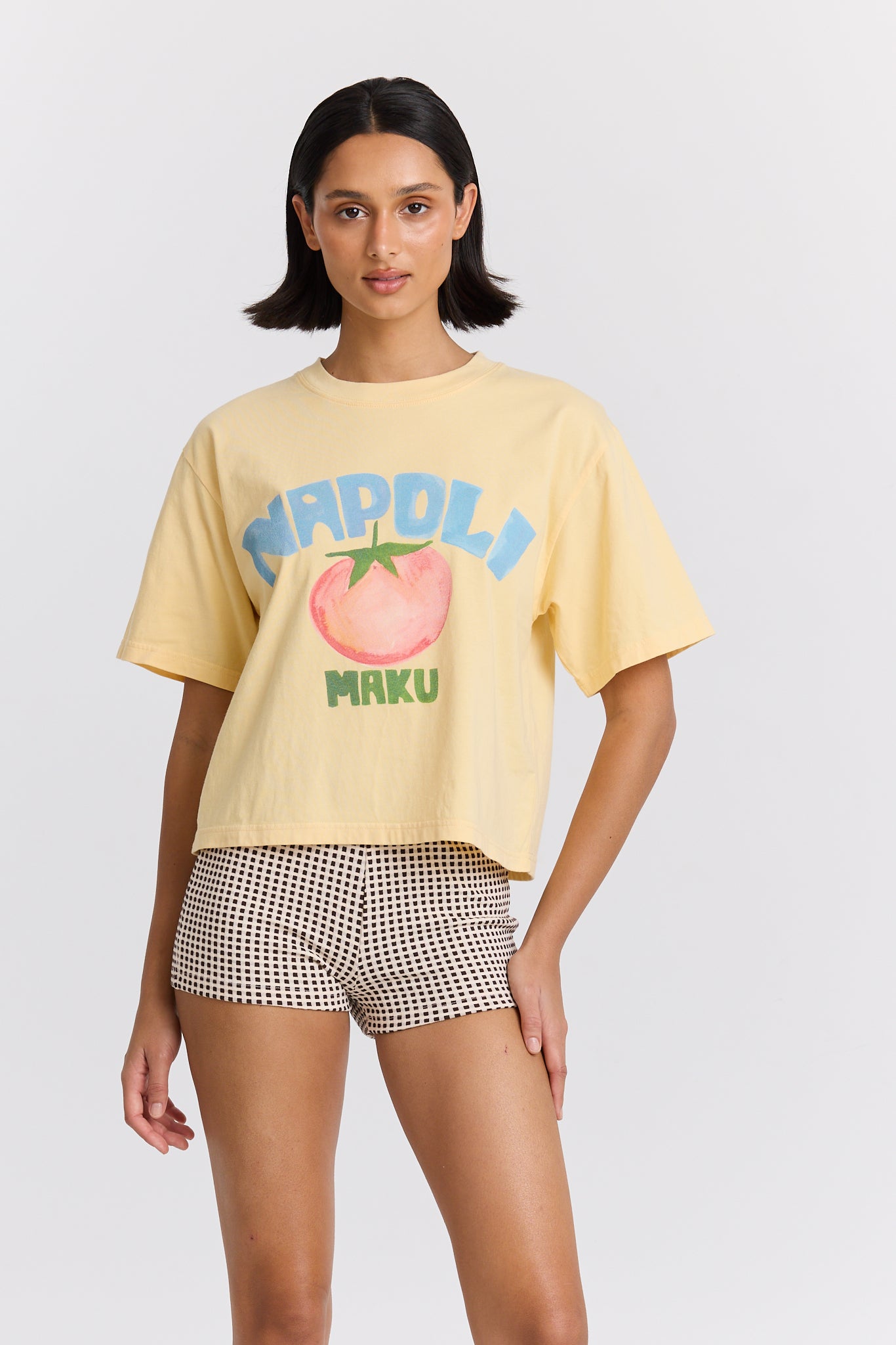 Maku the Label Napoli Boxy Crop Tee - Image 3