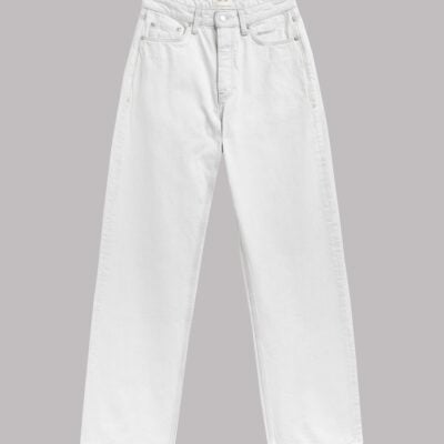 MIKUTA The White Washed Loose Jeans - Image 2