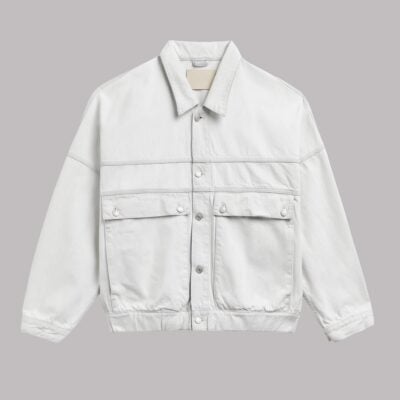 MIKUTA The White Washed Denim Jacket - Image 2