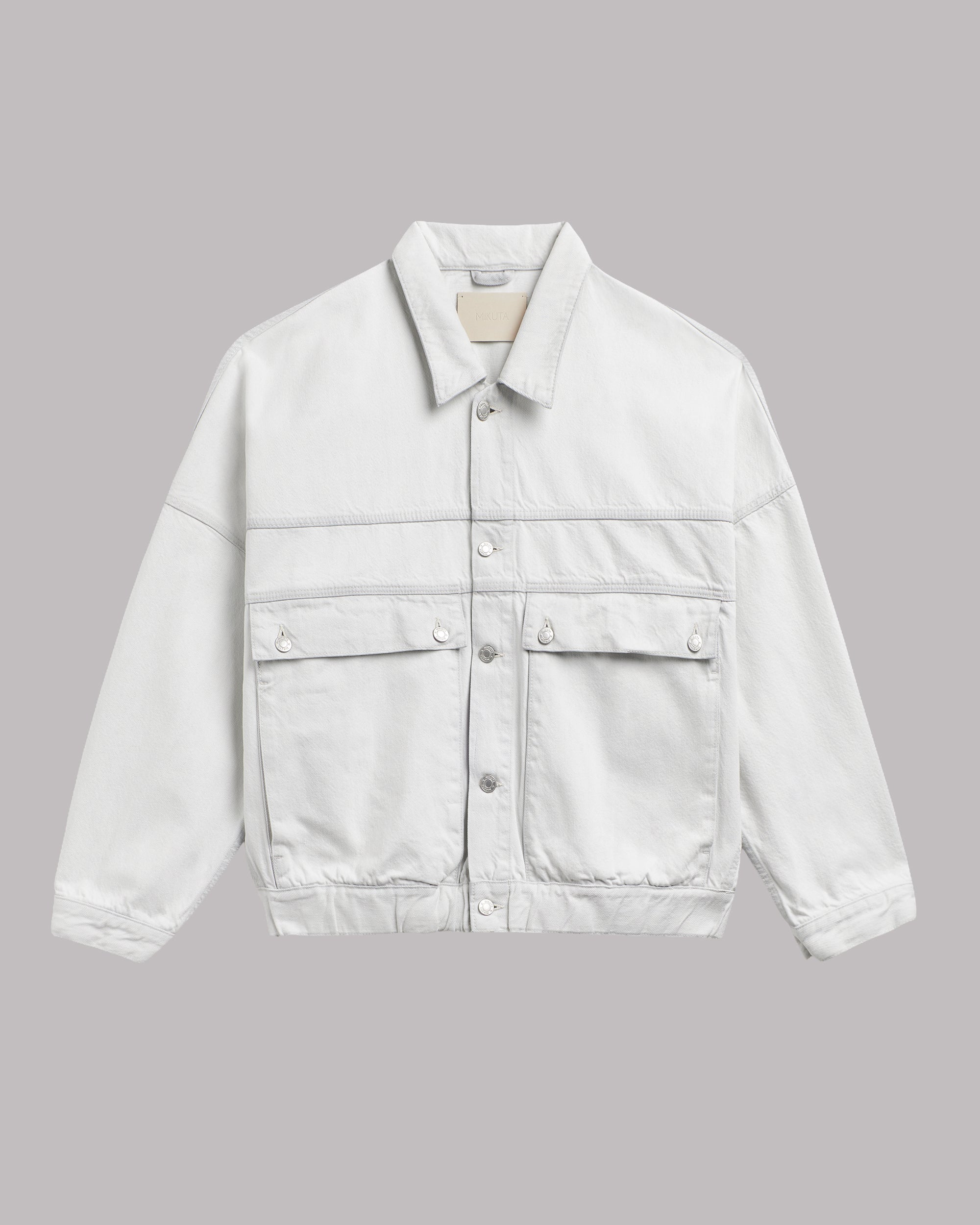 MNMIK041026041829597_2 MIKUTA The White Washed Denim Jacket - Image 2