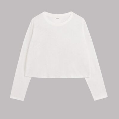 MIKUTA The White Loose Linen Longsleeve - Image 2