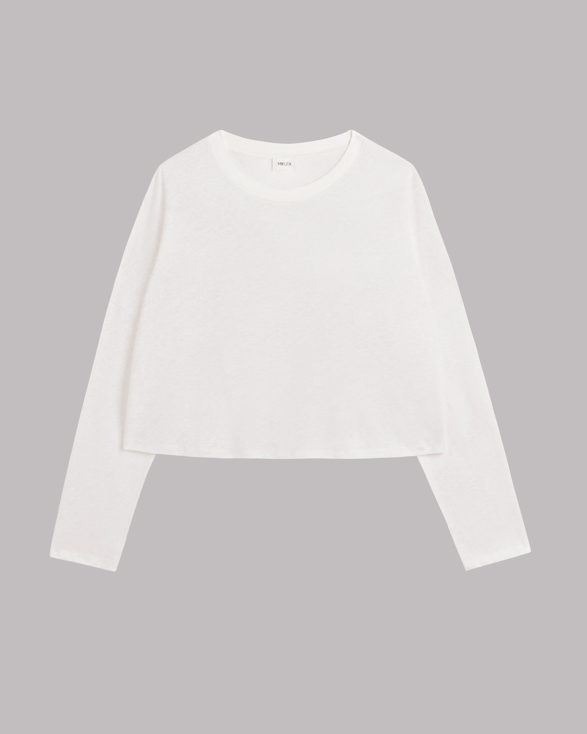 MIKUTA The White Loose Linen Longsleeve - Image 2