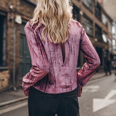 MIKUTA The Pink Velvet Longsleeve - Image 2