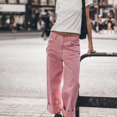 MIKUTA The Pink Baggy Jeans - Image 1
