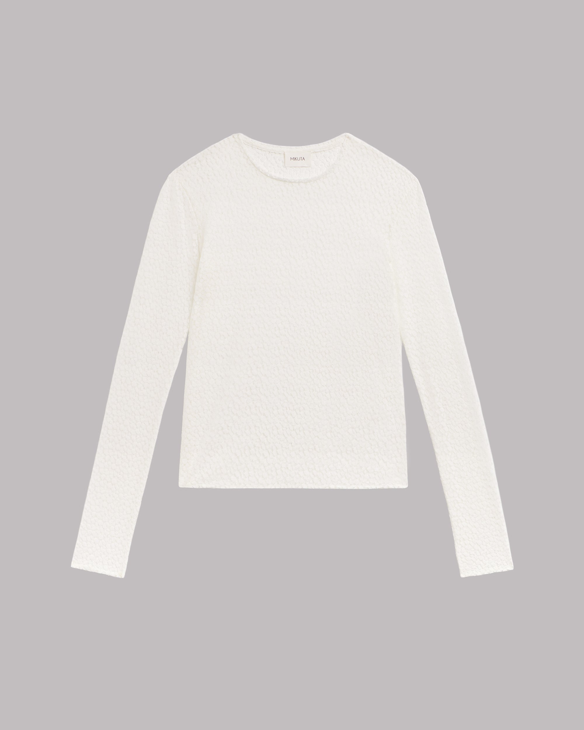 MNMIK041026041829612_2 MIKUTA The Off White Lace Longsleeve - Image 2