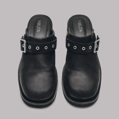 MIKUTA The Leather Heeled Mules - Image 2