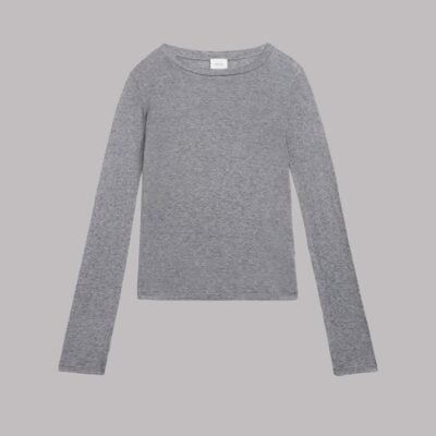 MIKUTA The Grey Thin Sheer Longsleeve - Image 2