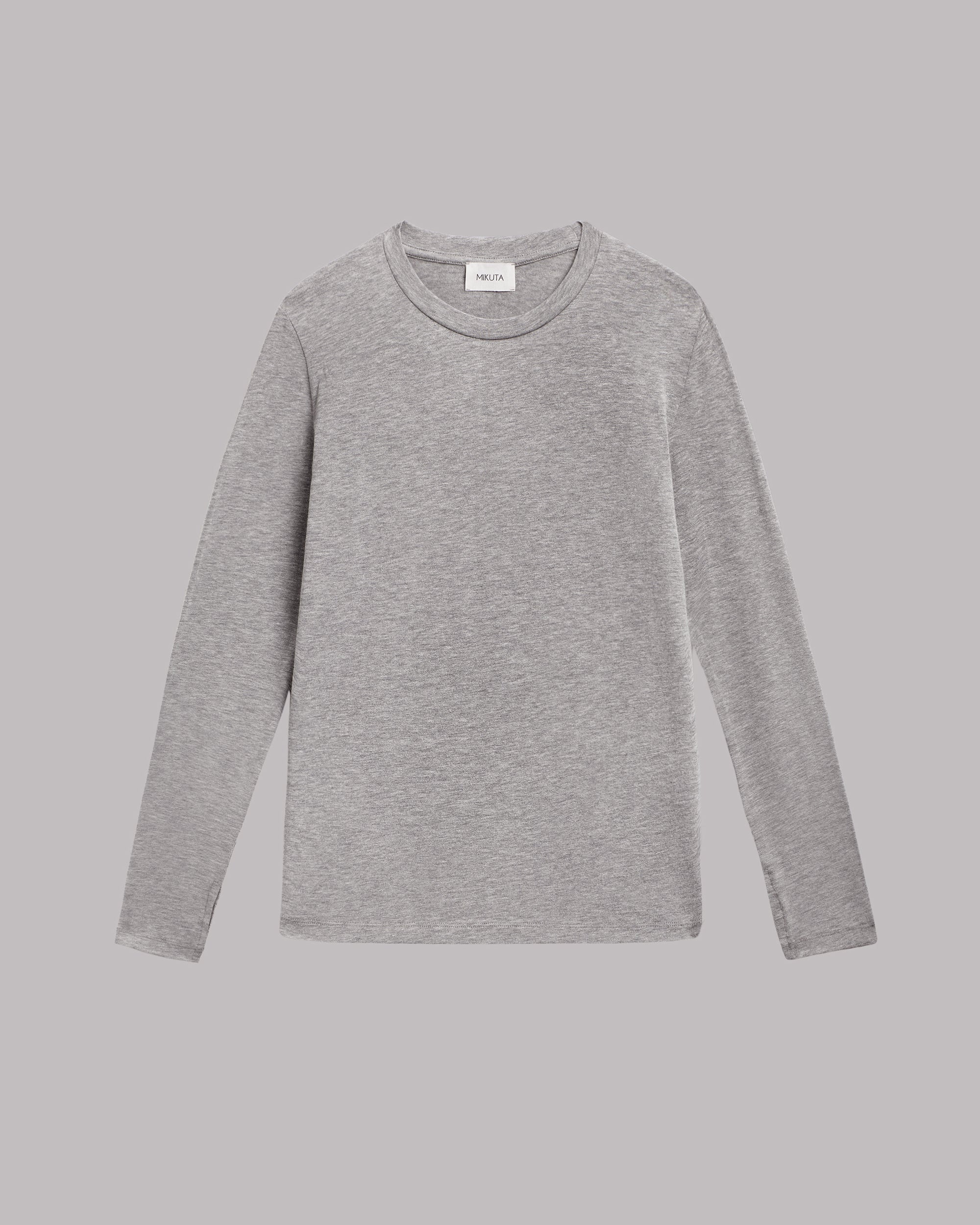 MNMIK041026041829631_2 MIKUTA The Grey Soft Longsleeve - Image 2