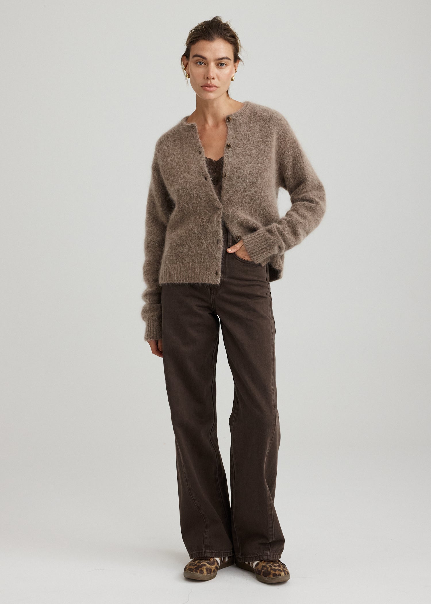 Mattir Mohair Blend Cardigan - Image 1