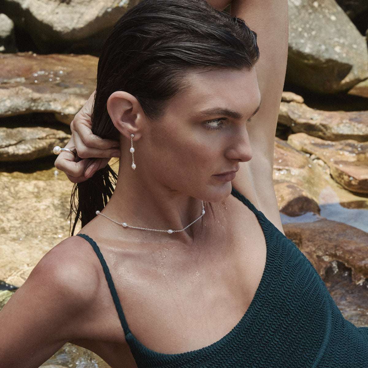 MNNAJ041026042238656_2 NAJO Tidal Whisper Pearl Necklace - Image 2