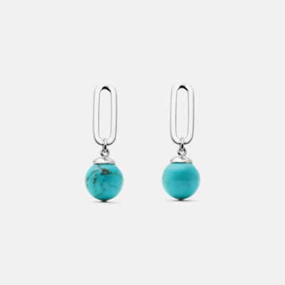 NAJO The Enchantress Turquoise Drop Stud Earrings - Image 1