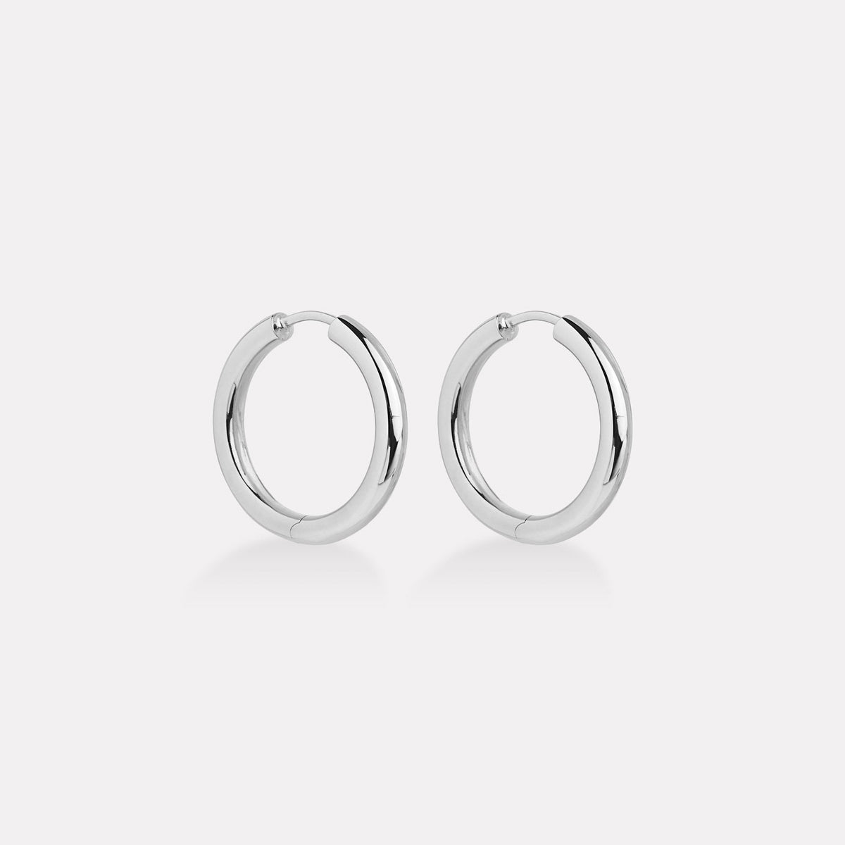 NAJO Subtle Huggie Earrings - Image 1