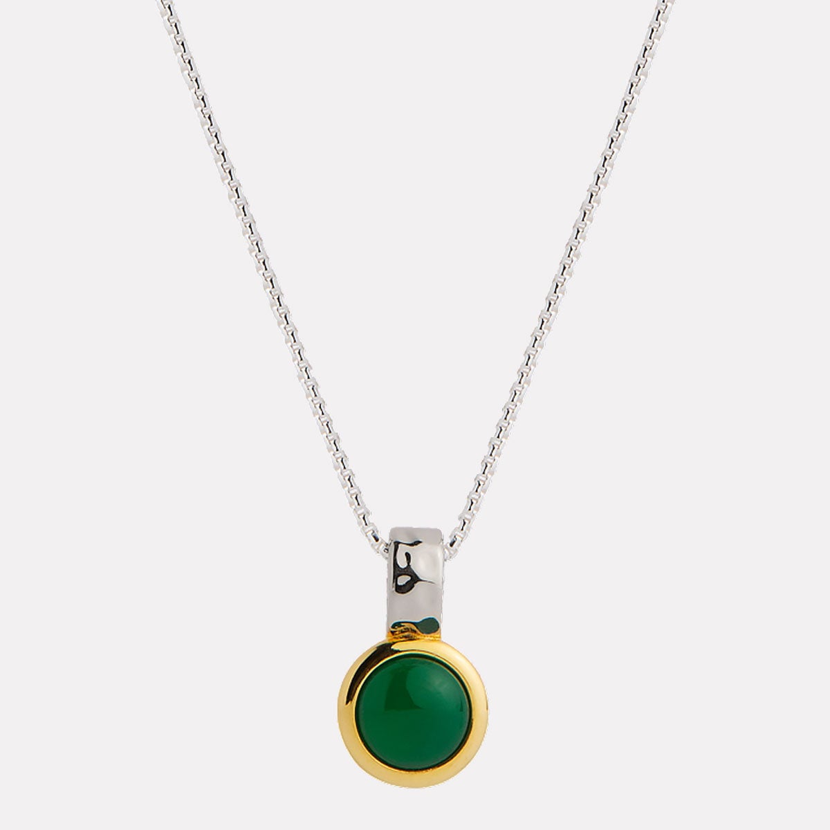 NAJO Solace 2-Tone Green Onyx Necklace - Image 1