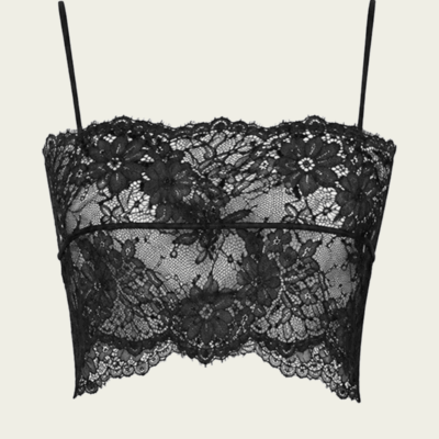 Nonchalant Label Clarissa Lace Crop Top - Image 1
