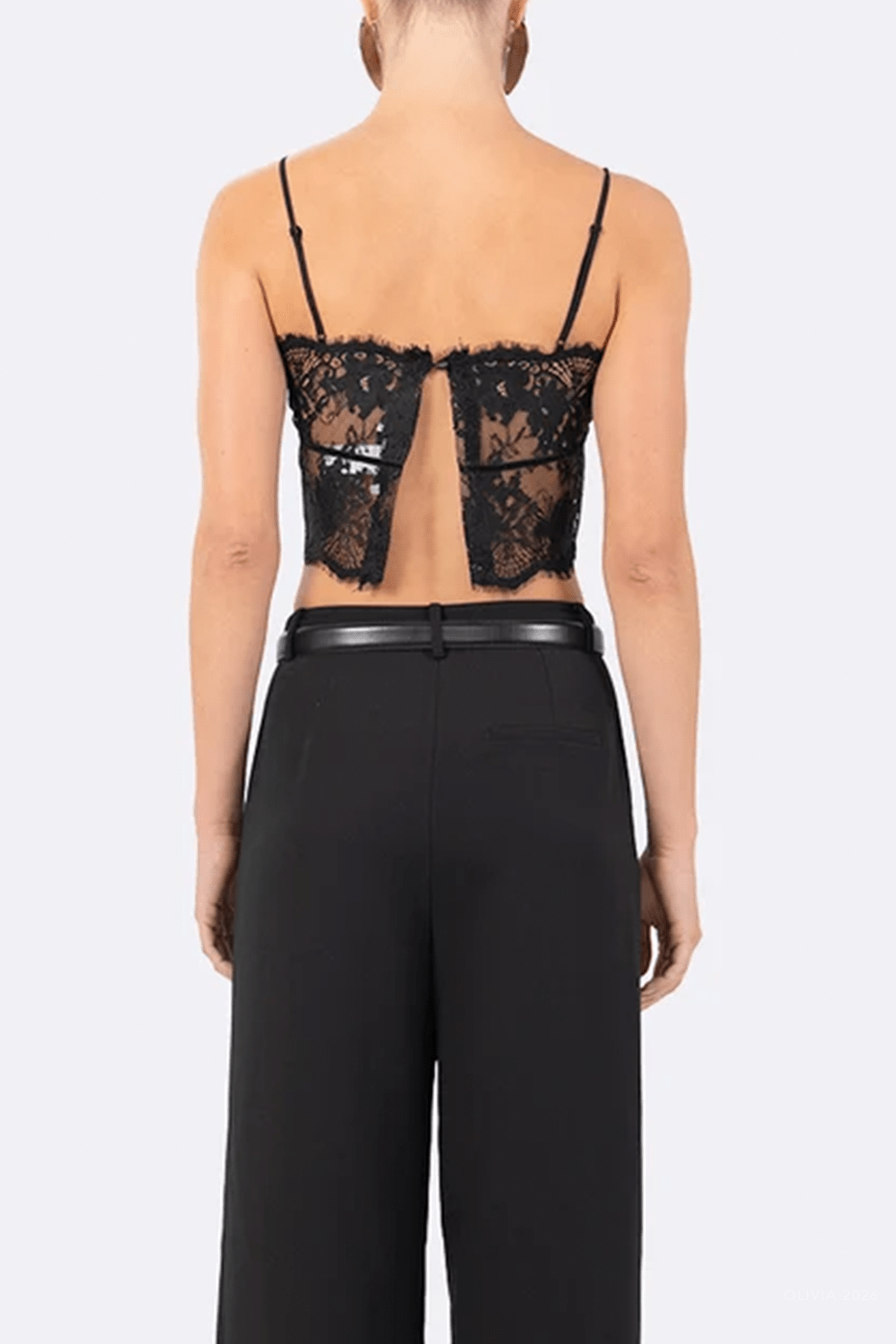 MNNONC041026050221343_3 Nonchalant Label Clarissa Lace Crop Top - Image 3