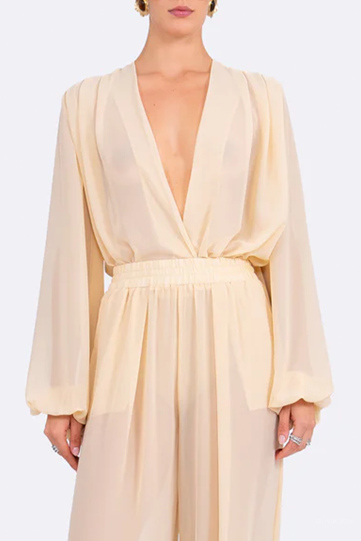 MNNONC051026011759199_2 Nonchalant Label Juna Bodysuit - Image 2