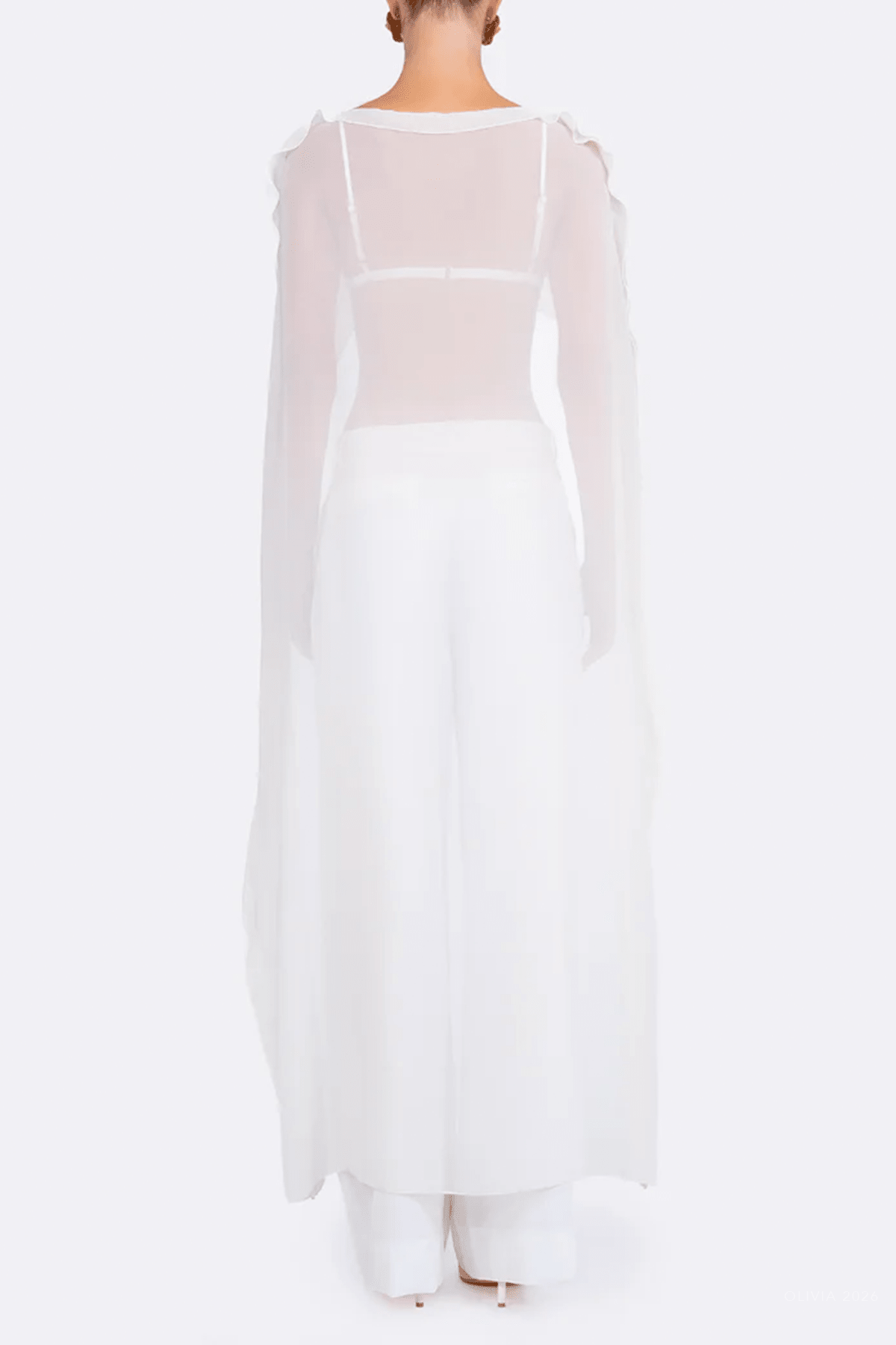 MNNONC051026011759200_3 Nonchalant Label Chiara Silk Top - Image 3