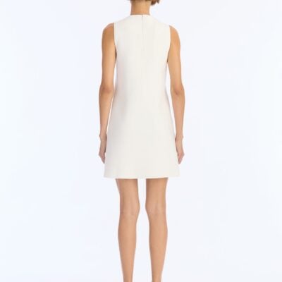 Oscar de la Renta Strawberry Patch Pocket Knit Shift Dress - Image 2