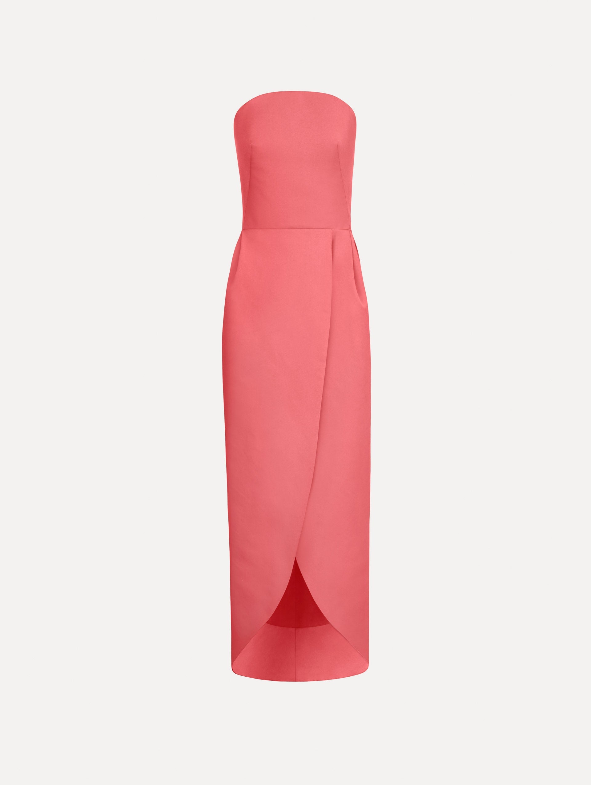 Oscar de la Renta Strapless Faille Gown - Image 1