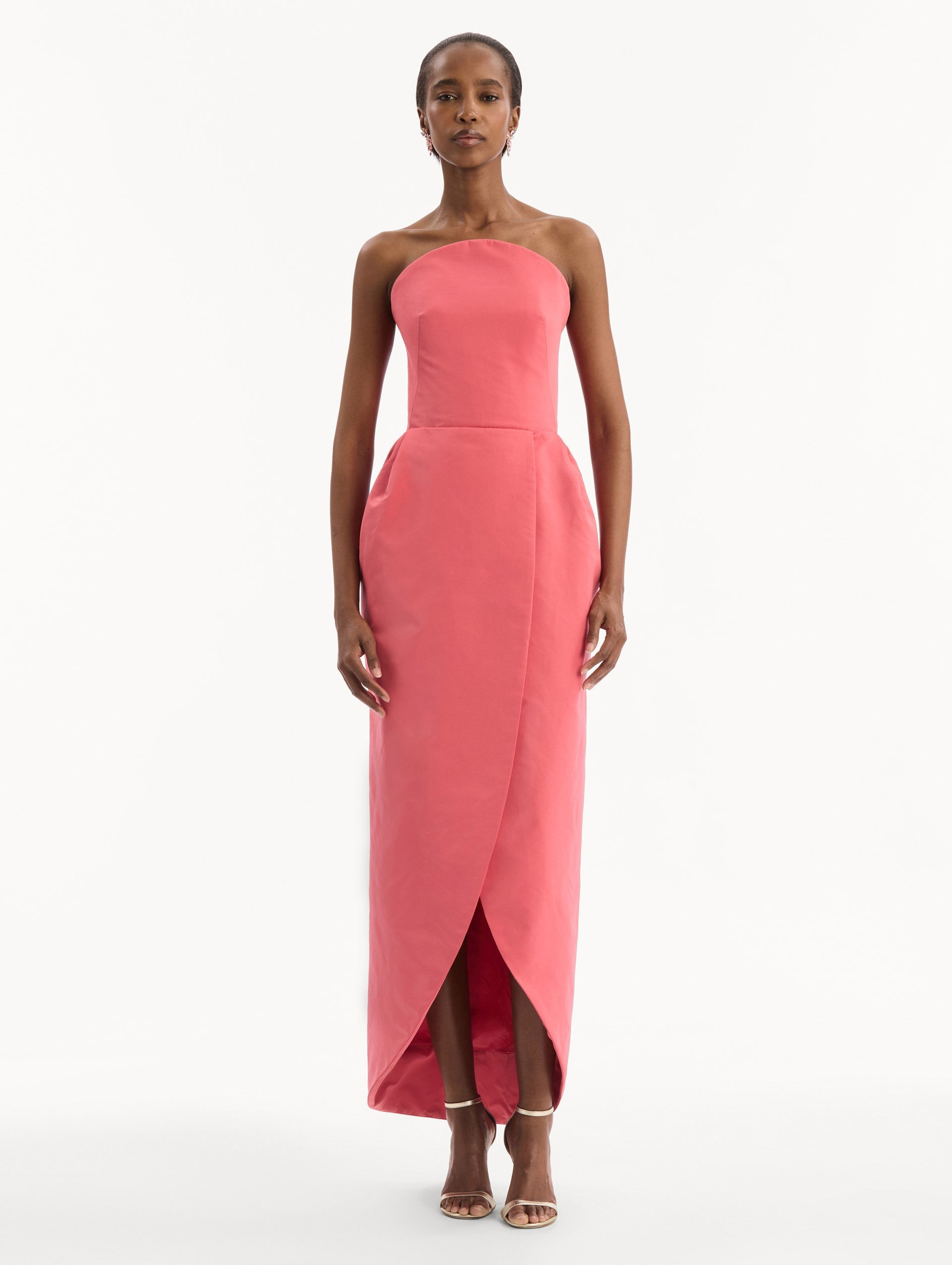 MNODR041026042615718_2 Oscar de la Renta Strapless Faille Gown - Image 2