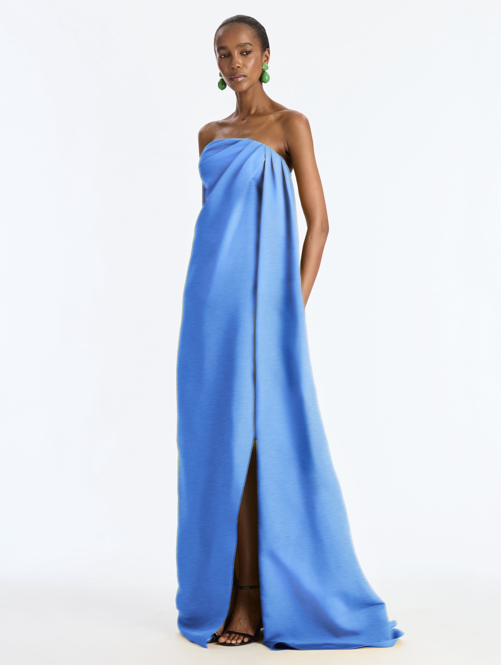 MNODR041026042615719_3 Oscar de la Renta Strapless Drape Gown - Image 3