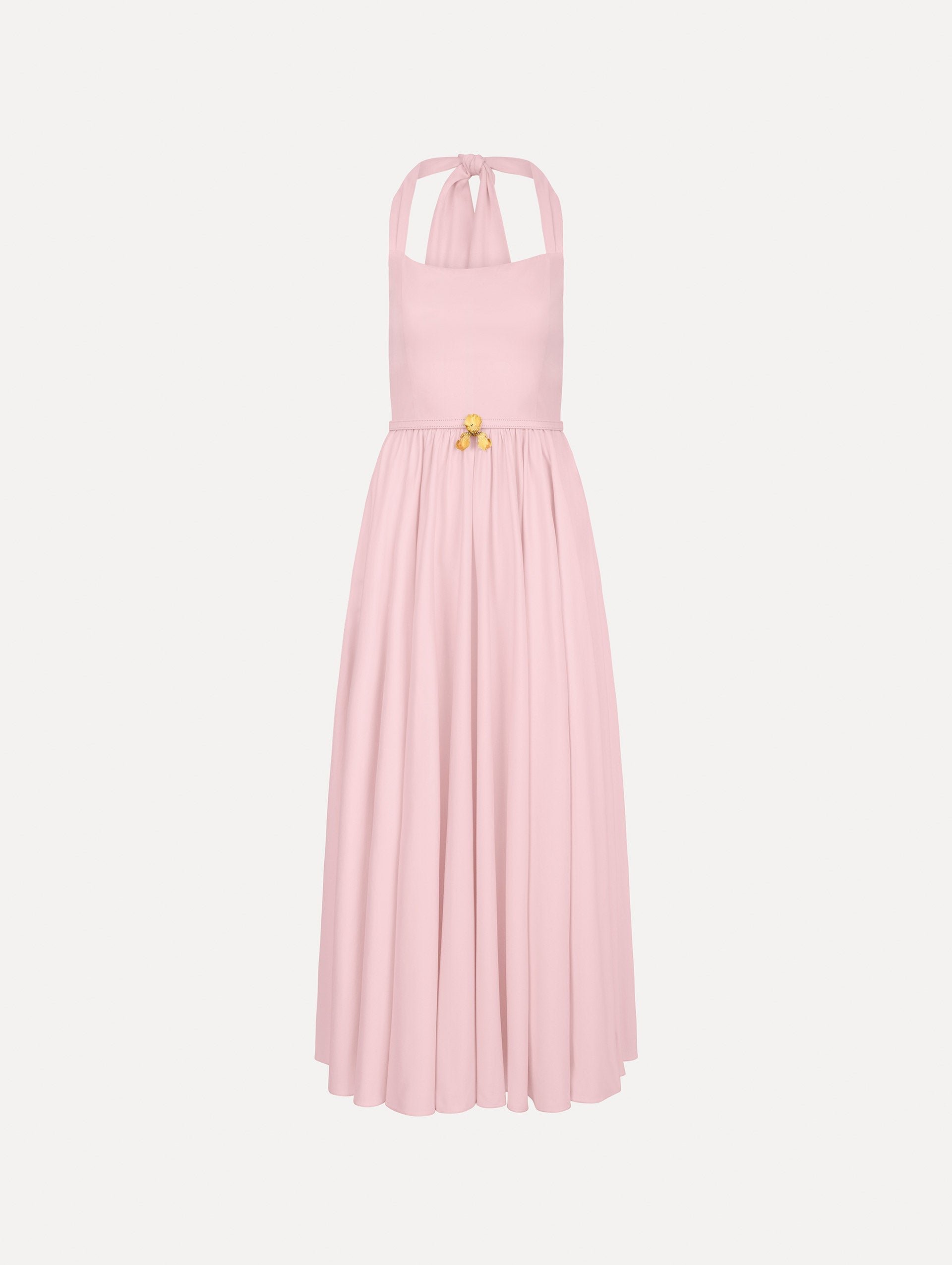Oscar de la Renta Sleeveless Stretch Cotton Poplin Sateen Day Dress - Image 1