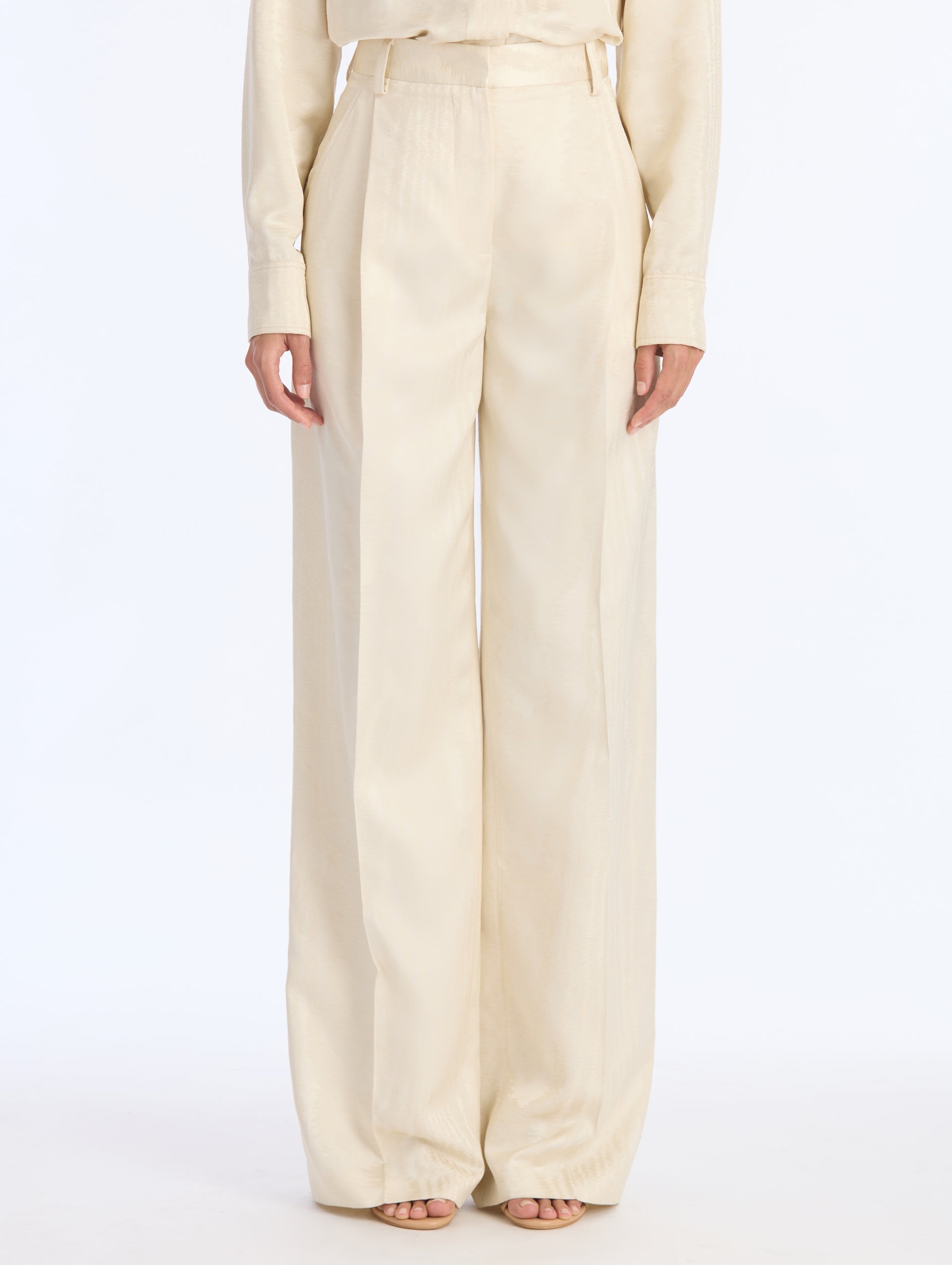 MNODR041026042615734_3 Oscar de la Renta Shantung Moire Jacquard Pant - Image 3