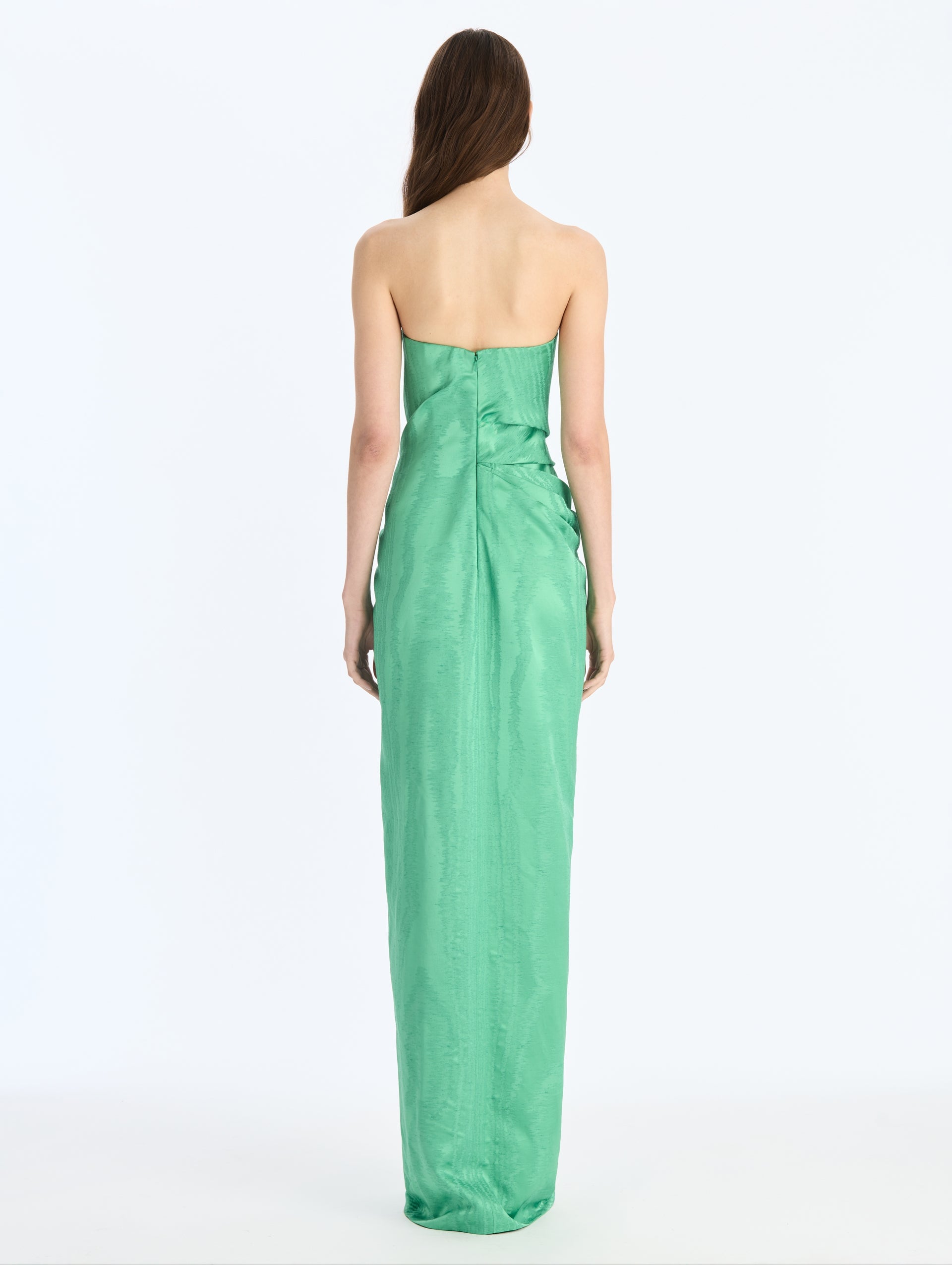 MNODR041026042615735_2 Oscar de la Renta Shantung Moire Jacquard Gown - Image 2