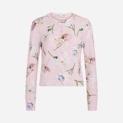 Oscar de la Renta Printed Twinset Cardigan - Image 1