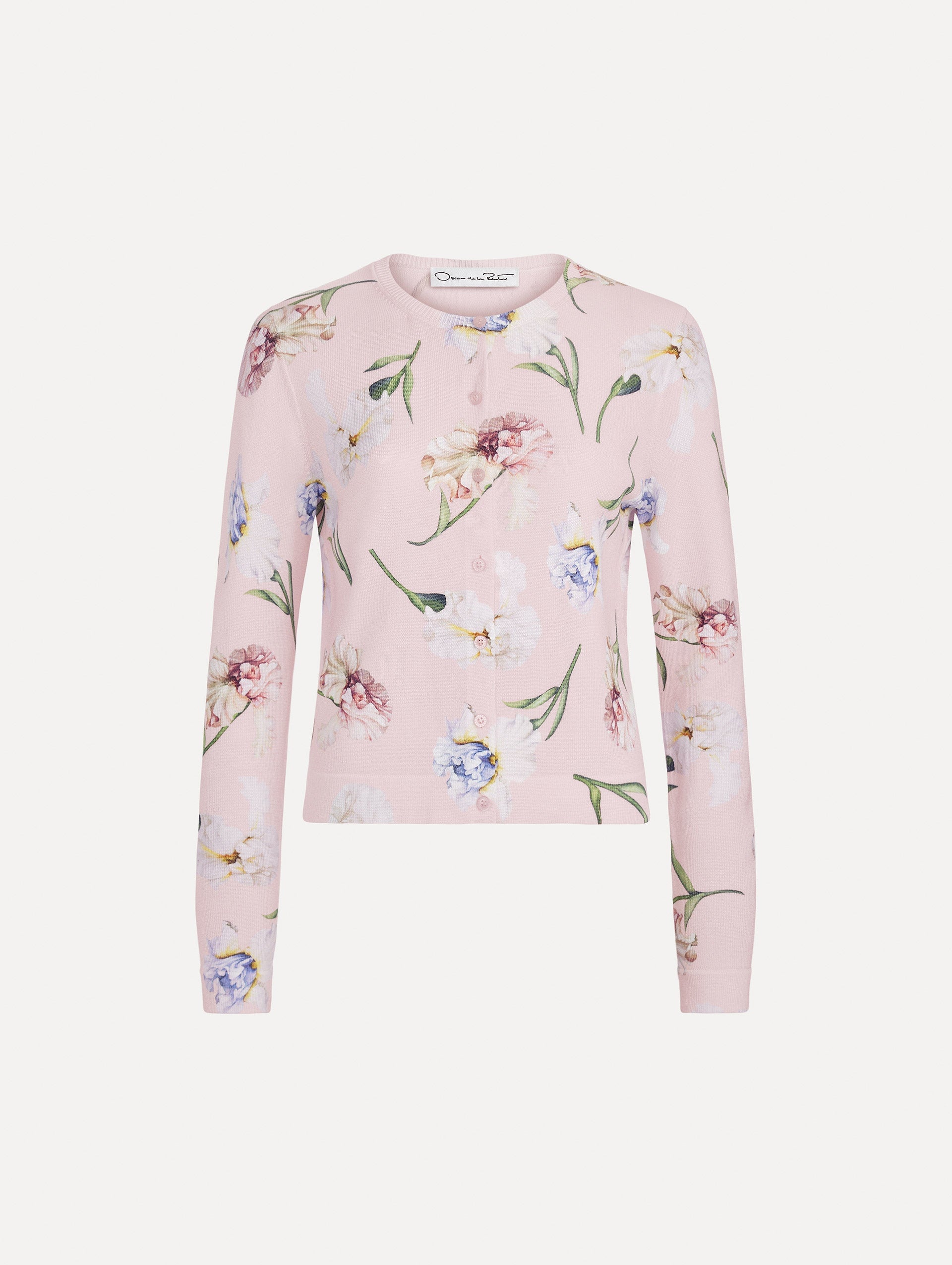 Oscar de la Renta Printed Twinset Cardigan - Image 1