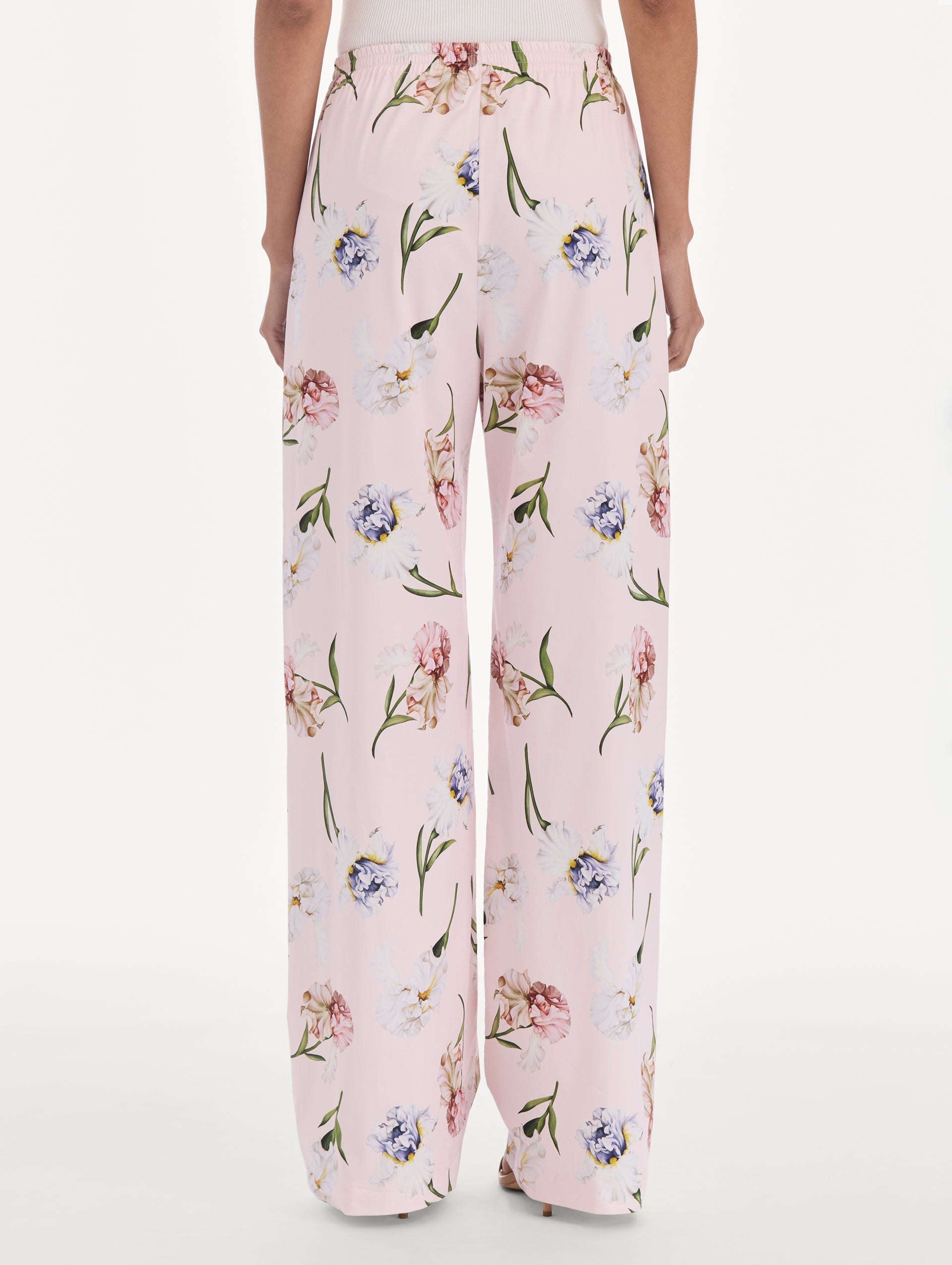 MNODR041026042615758_3 Oscar de la Renta Painted Iris Poplin Pant - Image 3