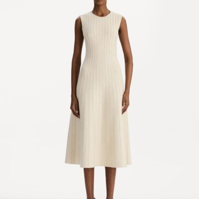Oscar de la Renta Ottoman Knit Dress - Image 2